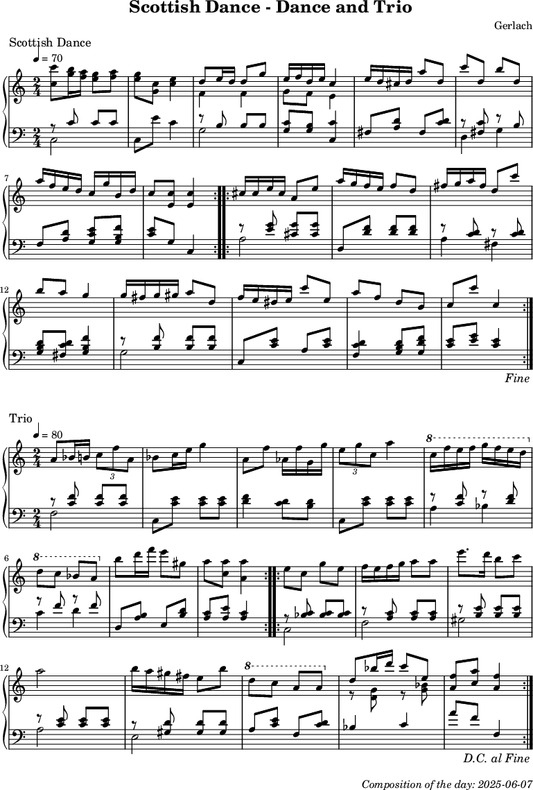 Dice game composition