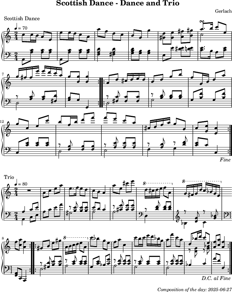 Dice game composition