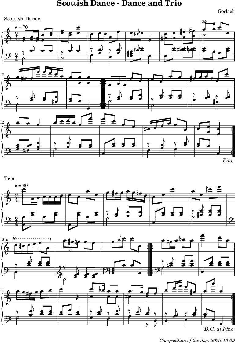 Dice game composition