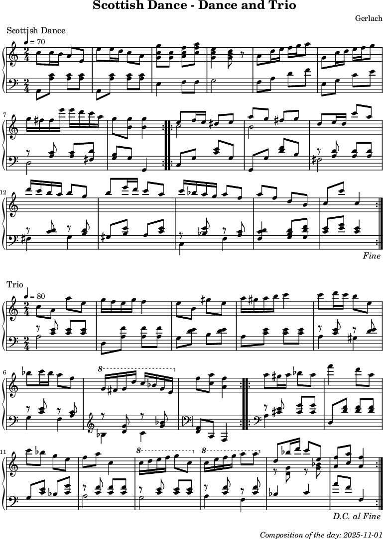 Dice game composition