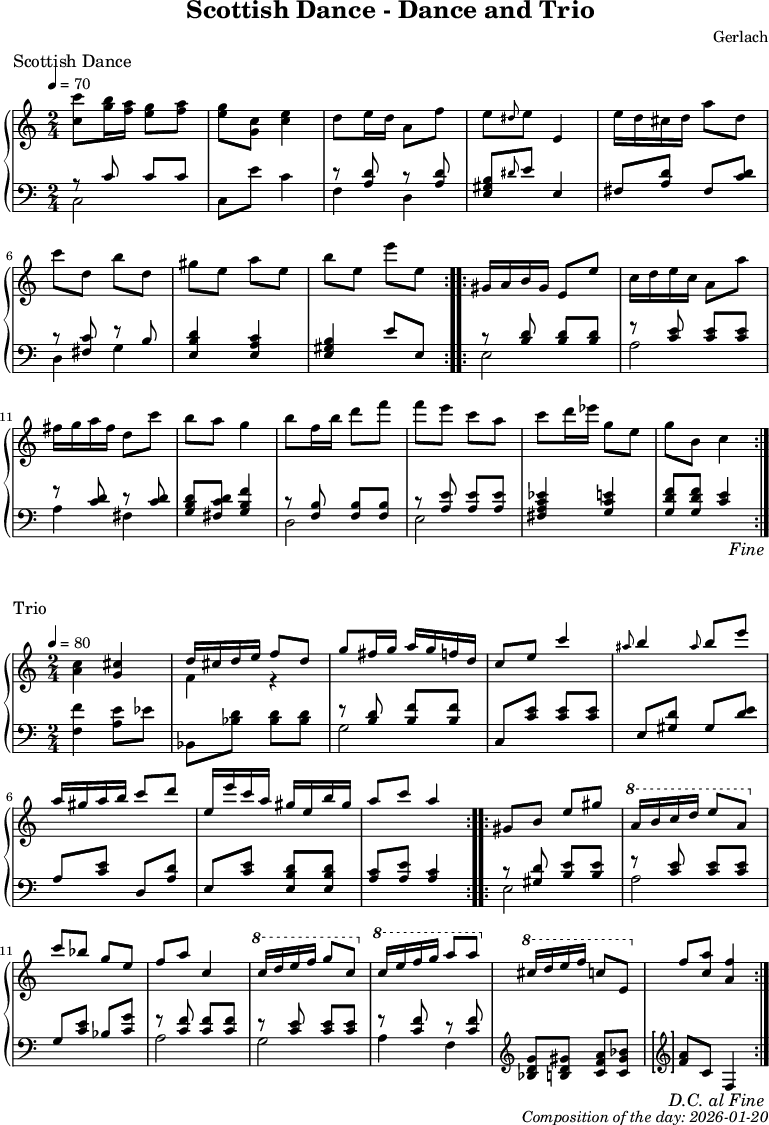 Dice game composition