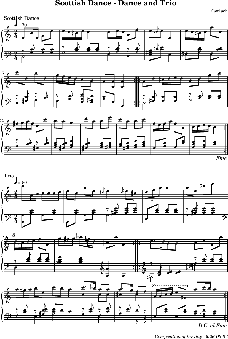 Dice game composition