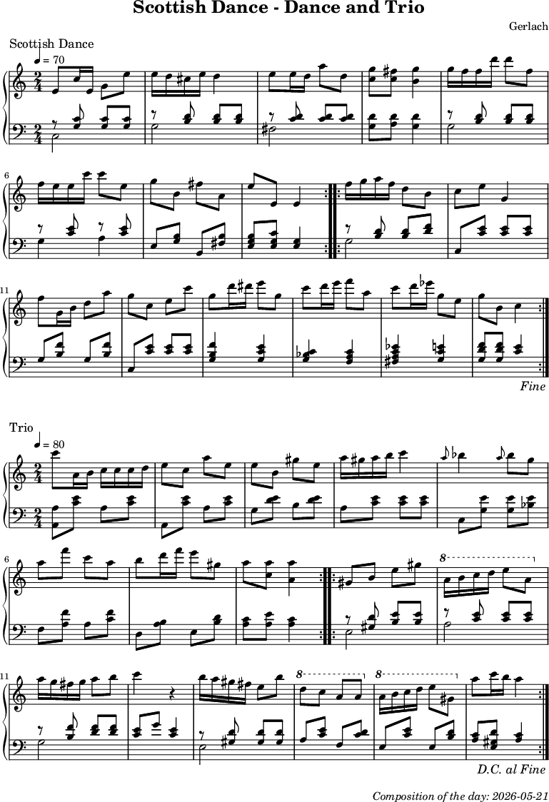 Dice game composition