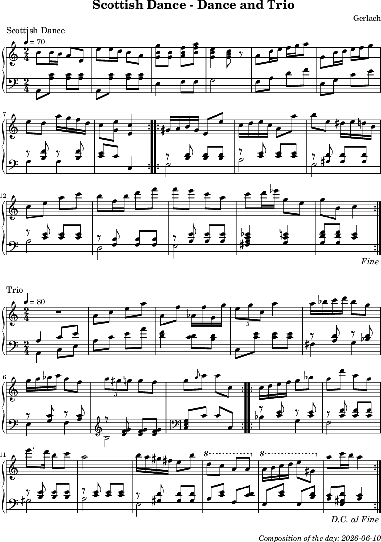 Dice game composition