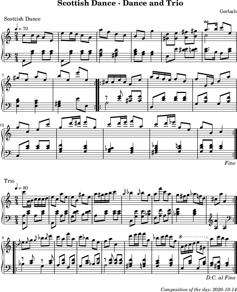 Dice game composition