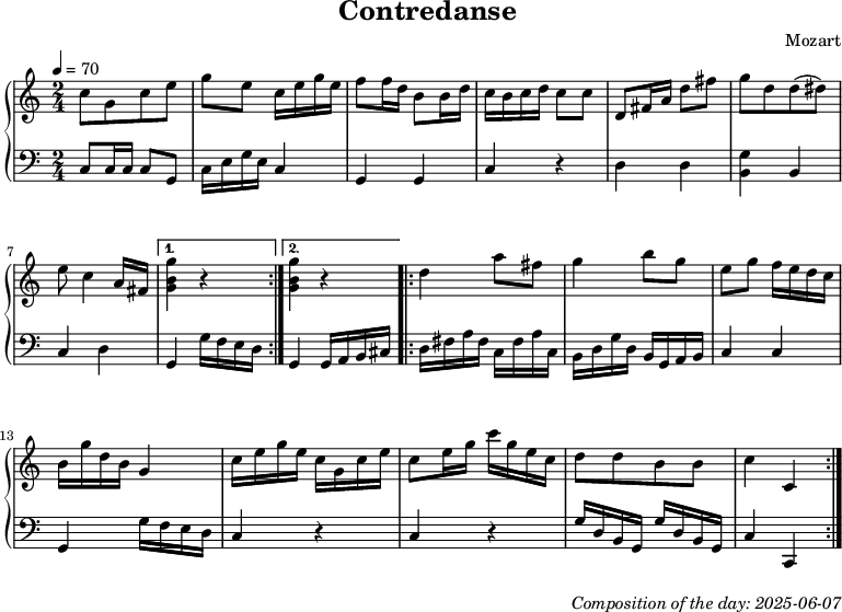 Dice game composition