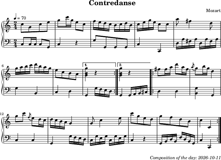 Dice game composition