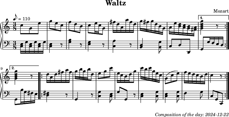 Dice game composition