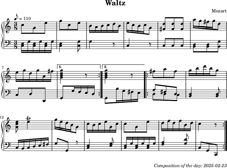 Dice game composition