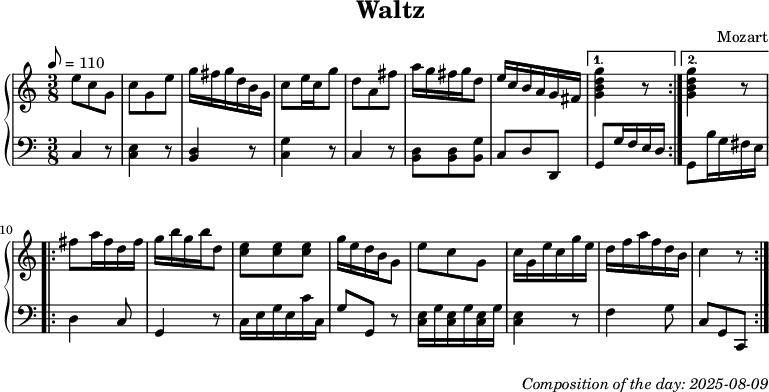Dice game composition